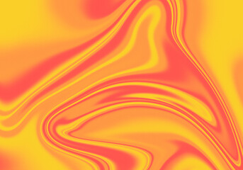 Honey abstract retro noise wavy gradient background fluid mix of deep orange and yellow hues