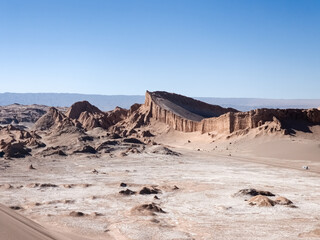 Moon Valley in Chilean Atacama desert