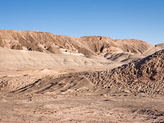 Moon Valley in Chilean Atacama desert