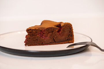 Brownie is a piece of homemade cake
