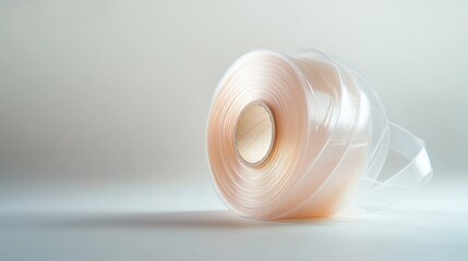 roll of transparent plastic packaging tape