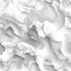 Obraz premium Seamless Pattern - Abstract white flowing curves and swirls