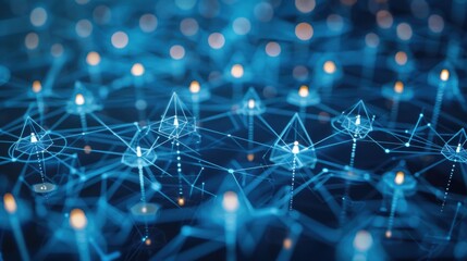 Global business landscape with diverse professionals analyzing data and exchanging insights, focusing on customer connections and HR recruitment