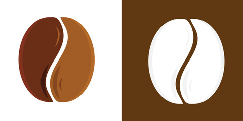 Coffee beans icon Vector and illustration
