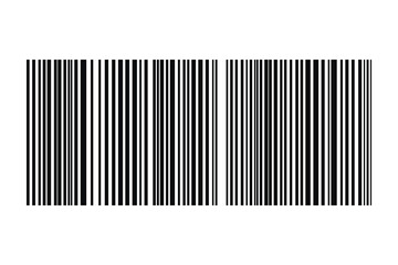 Barcode isolated on white background. Code stripes sticker. Barcode labels, customers qr code.
