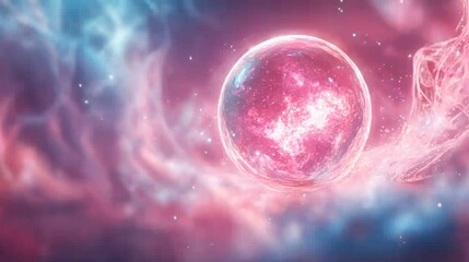 Pink Nebula Cosmic Sphere Celestial Body