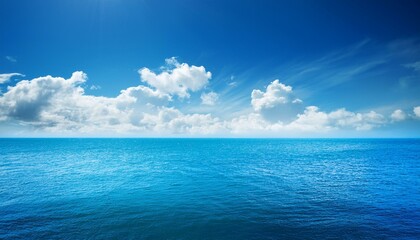 perfect sky and ocean