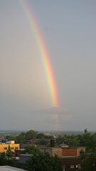 The sighting of a rainbow never fails to bring a smile to people's faces