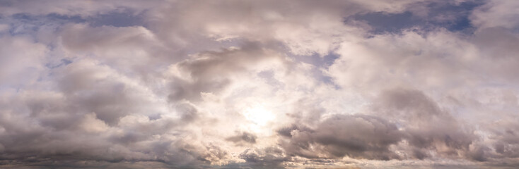Dramatic Cloudscape Over a Tranquil Sky Capturing a Beautiful Atmospheric Scene