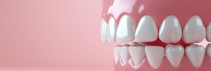 Before and after teeth whitening showing significant improvement in brightness and overall appearance in close up view. Generative AI