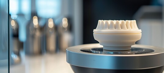 Innovative Ceramic Hip Endoprosthesis Model for Modern Medical Device Showroom Display