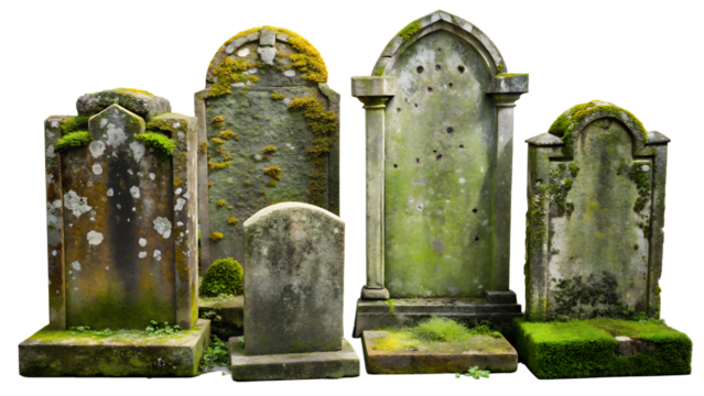 old graveyard in the cemetery