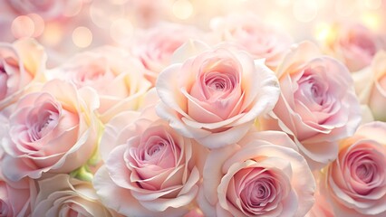 pink roses background