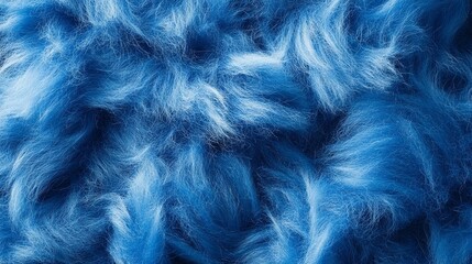 Fototapeta premium Blue Watercolor Mohair Texture Background with Smooth and Fluffy Wool Fabric for Textiles and Design 