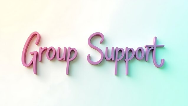 Supportive community message encouraging group engagement and connection