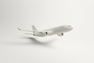 Obraz premium airplane model on white background