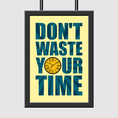 work motivation typography poster vector design