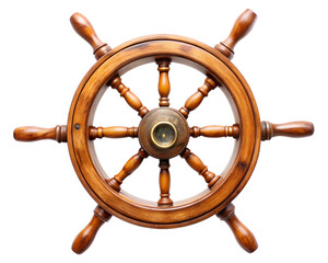 Obraz premium wooden steering wheel
