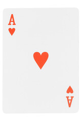 card gambling nine isolated on white background