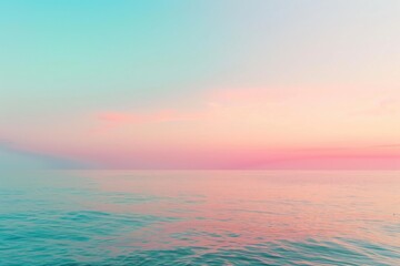 Obraz premium Gentle watercolor effect background in pastel pink, blue, and green, evoking a peaceful and artistic feel