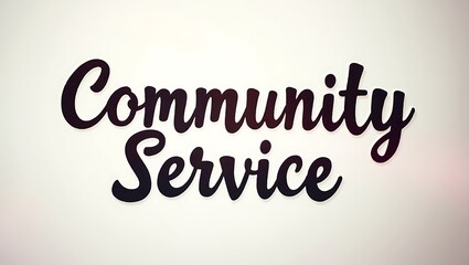 Fototapeta premium Community service design highlighting volunteer spirit and teamwork