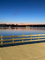 pier at sunset