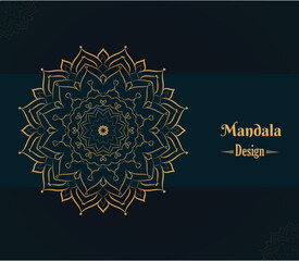 "Sacred Gold Mandala | Luxury Ornamental Art with Elegant Design"