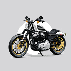 Fototapeta premium motorbike vector for graphic design