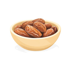 Sweet Dates in a Bowl Delicious and Healthy Snack