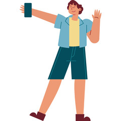 teenagers celebrating