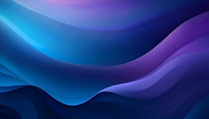 Obraz premium a deep gradient featuring smooth blends of blue and purple with a grainy texture creating an atmospheric backdrop for vertical backgrounds and digital art