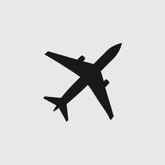 A airplane silhouette vector illustration