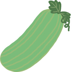 Cucumber cartoon 
