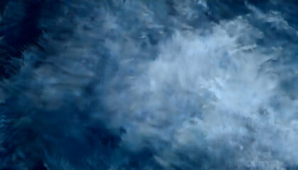 Obraz premium Abstract watercolor paint background dark blue color grunge texture for background, banner