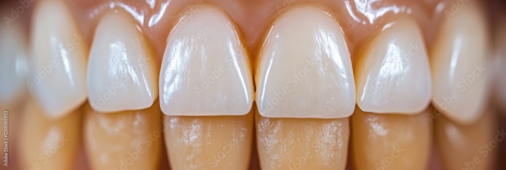 Poster stunning transformation of teeth before and after whitening showcasing enhanced brightness and confi