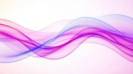 Fototapeta premium Abstract Gradient Background in Pink and Purple with Soft Flowing Wave Pattern