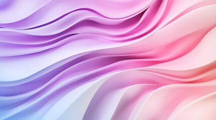 Obraz premium Gradient Wavy Texture in Pink and Purple Shades Calm Abstract Background Design