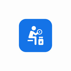 lifting boost icon sign vector