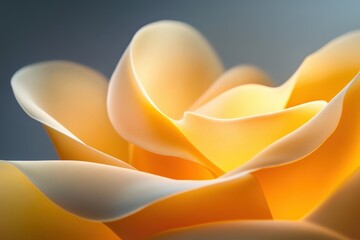 abstract Yellow Flower