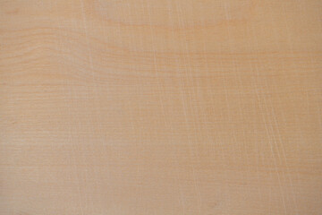 Texture scratched birch plywood. Face veneer of birch plywood panel, pattern, background, close-up, high resolution.