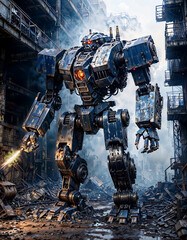 spaceship in the night