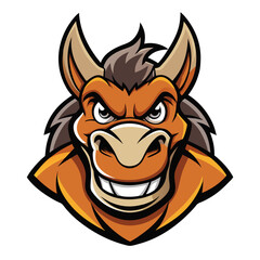  Donkey Animal Vector Illustration – Cartoon, Clipart & Line Art Design on White Background,  Donkey animal vector clipart in cartoon, line art, and illustration style on a white background.