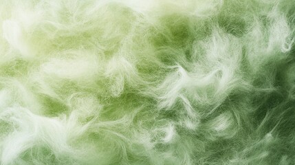 Fototapeta premium Green Watercolor Mohair Texture Background with Smooth and Fluffy Wool Fabric for Textiles and Design 