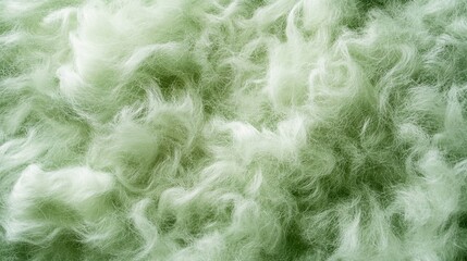 Fototapeta premium Green Watercolor Mohair Texture Background with Smooth and Fluffy Wool Fabric for Textiles and Design 