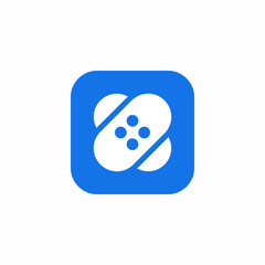 sticky plasters injury icon sign vector