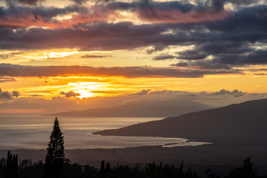 Kula Sunset in upcountry, Maui