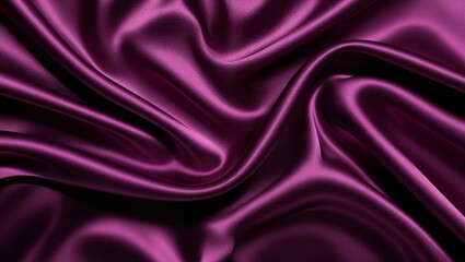 Obraz premium lavish dark purple pink silk satin background that exudes sophistication and glamour, featuring a rich, plum-colored hue with subtle sheen that catches the light, and a sumptuous, smooth texture that 