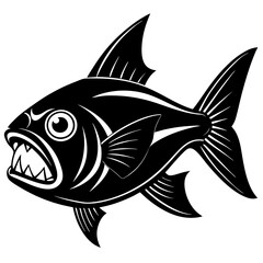 Neon Tetra Fish Vector Illustration – Cartoon, Clipart & Line Art Design on White Background, Neon tetra fish vector clipart in cartoon, line art, and illustration style on a white background.