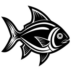 Neon Tetra Fish Vector Illustration – Cartoon, Clipart & Line Art Design on White Background, Neon tetra fish vector clipart in cartoon, line art, and illustration style on a white background.