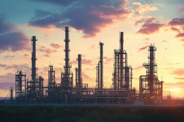 Fototapeta premium Petrochemical industry 